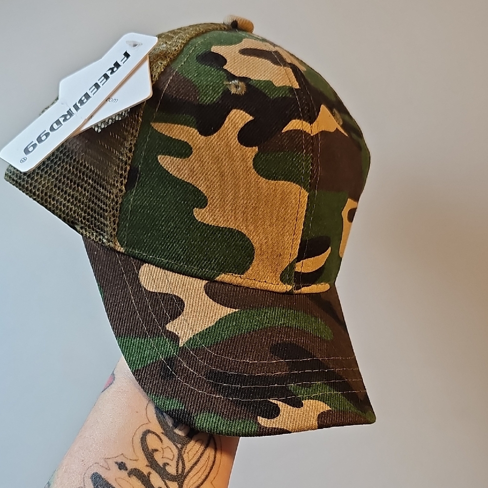 freebird Camo Mesh Men's Hat